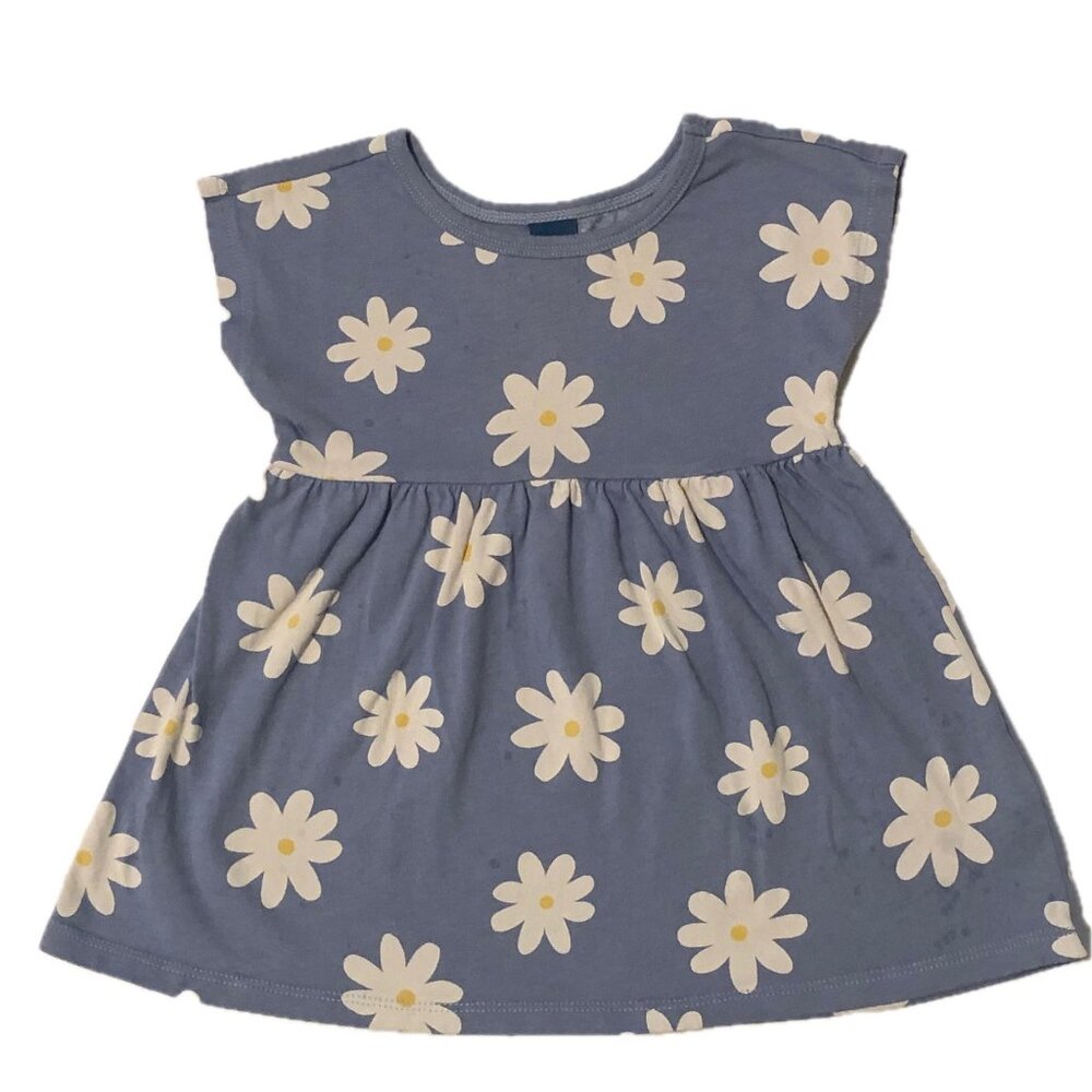 Old Navy Blue Daisy Sun Dress Size 6-12 M